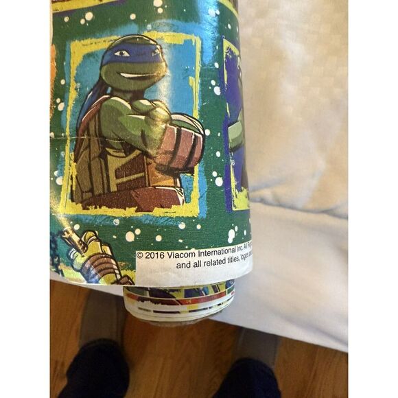 TMNT Turtles Gift Wrap, 1 Roll Wrapping Paper 2016 Teenage Mutant Ninja Turtles - Picture 7 of 8